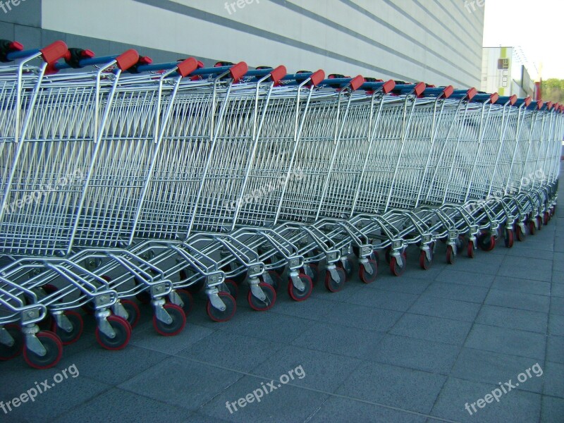 Carts Expense Shopping Cart Supermarket Purchase