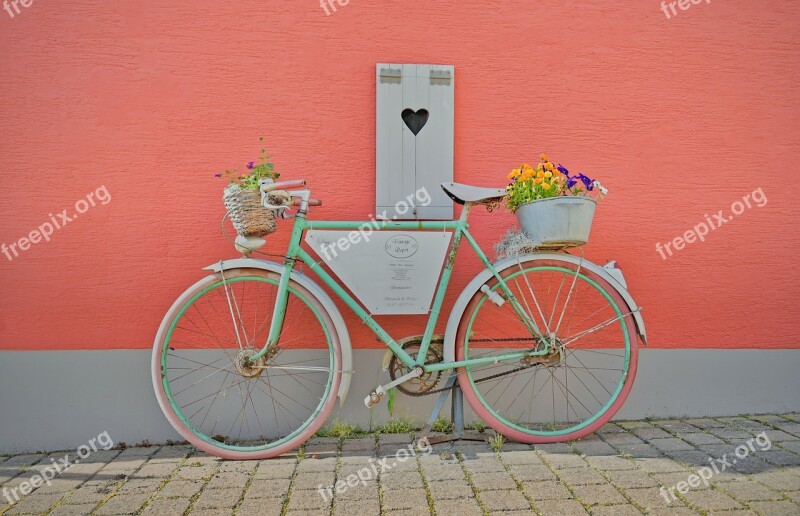 Bike Deco Decoration Decorative Advertising Sign