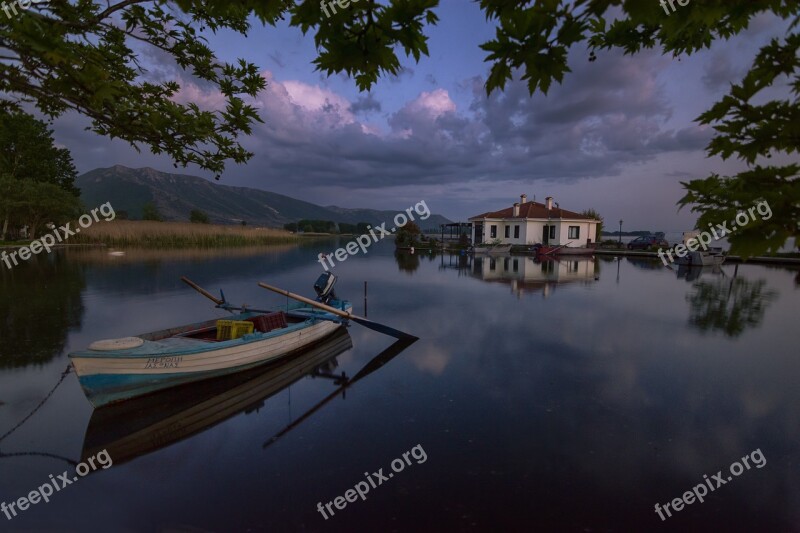 Lake Greece Nature Water Landscape