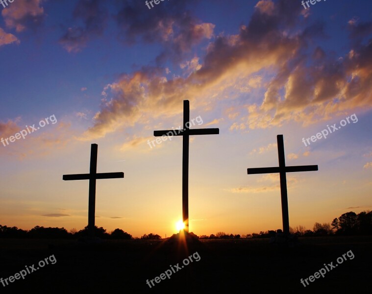 Easter Crosses Easter Sunday Resurrection Religion