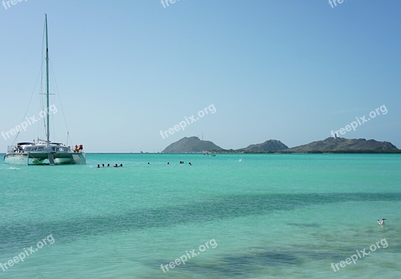 Los Roques Archipelago Venezuela Summer Landscape