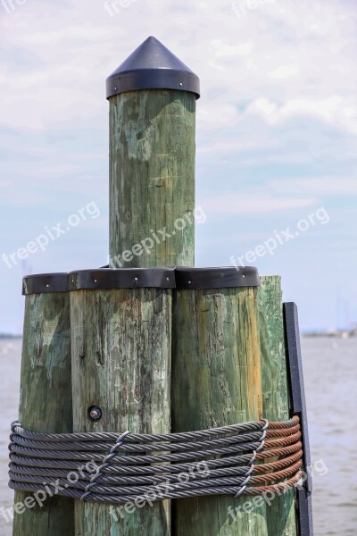 Dock Annapolis Chesapeake Bay Harbor Sailing