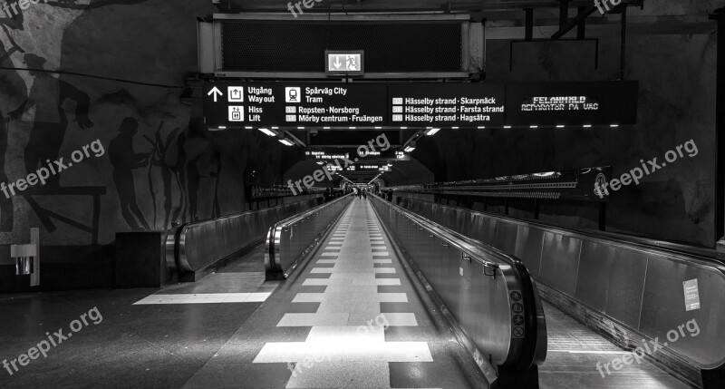 Metro Station Stockholm Subway Underground