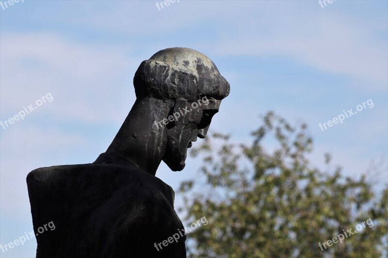 Monk Monument Statue Sculpture Man Figure