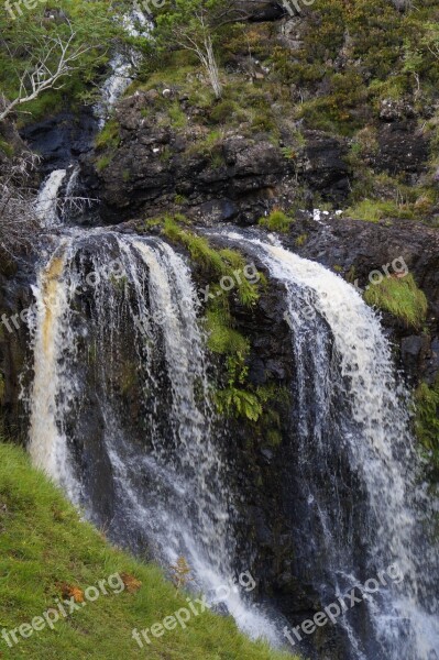 Waterfall Creek Landscape Nature Summer