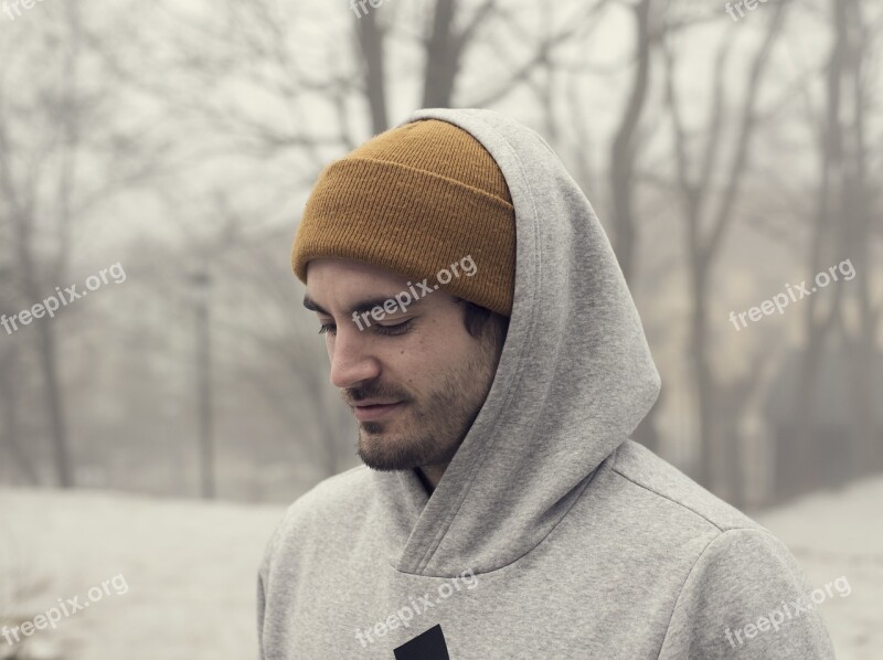 Man Fog Fashion People Portrait