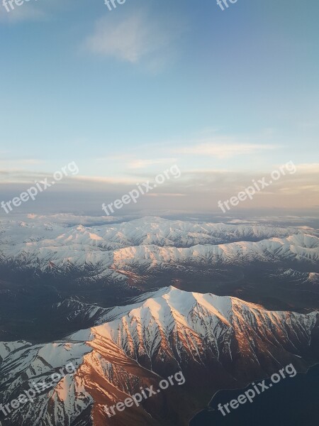 Mountain Snow Winter Nature Mountaineering