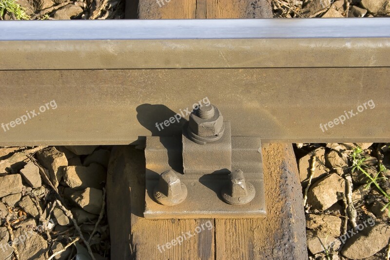 Backing Screw Splint Rails Train