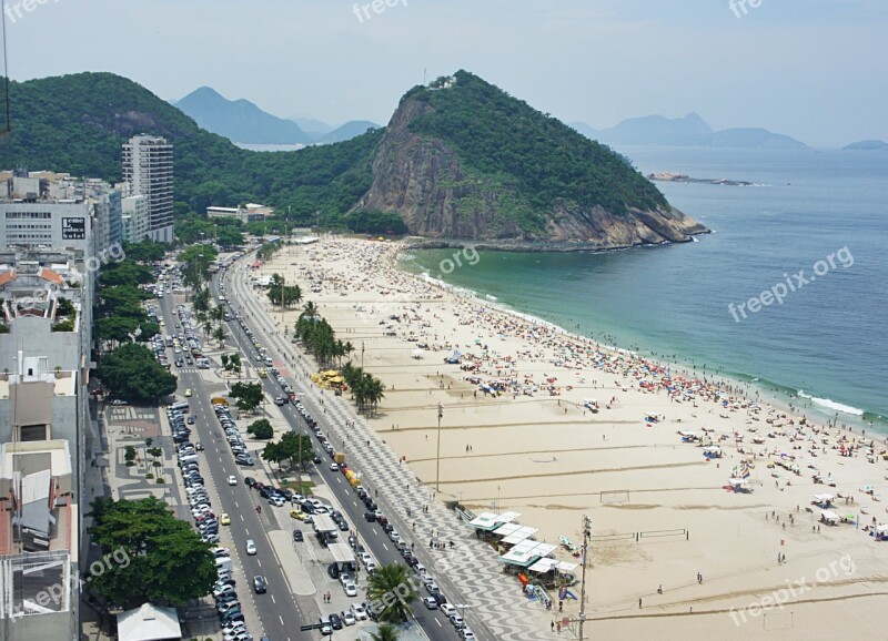 Rio De Janeiro Vacation Brazil Landscape Mountain Sea