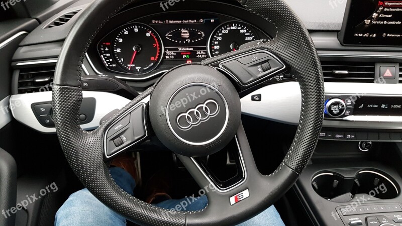 Audi Interior Audi Steering Wheel Speedometer Car Interior Steering Wheel