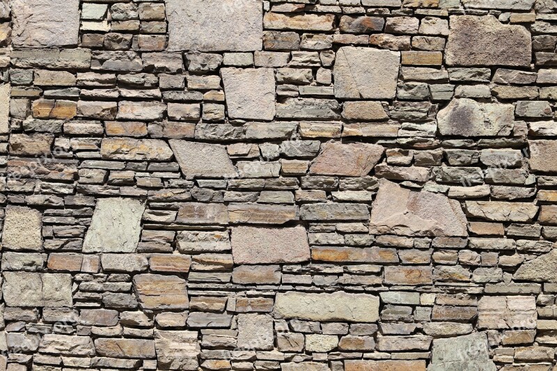 Stone Wall Brick Structure Background