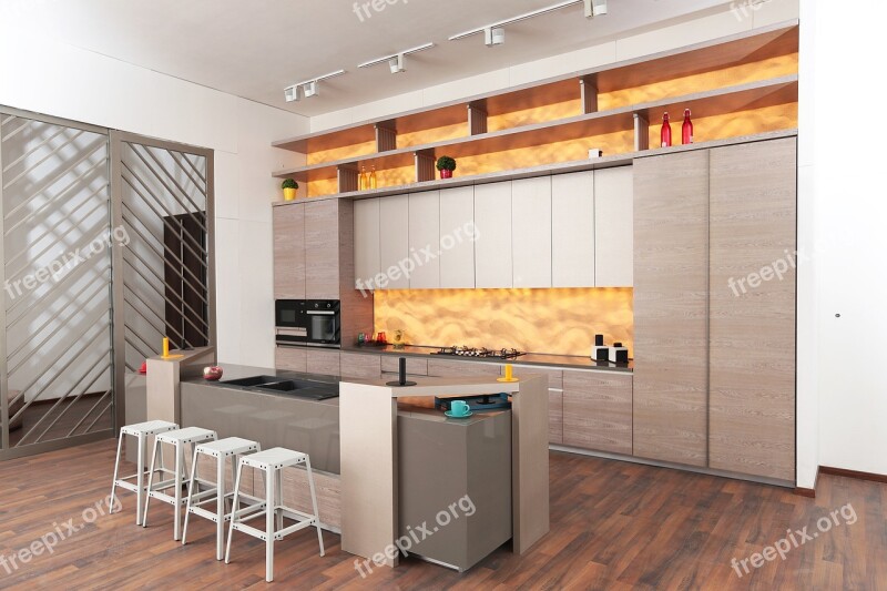 Kitchen Veneer Pu Island Kitchen Italian Kitchen