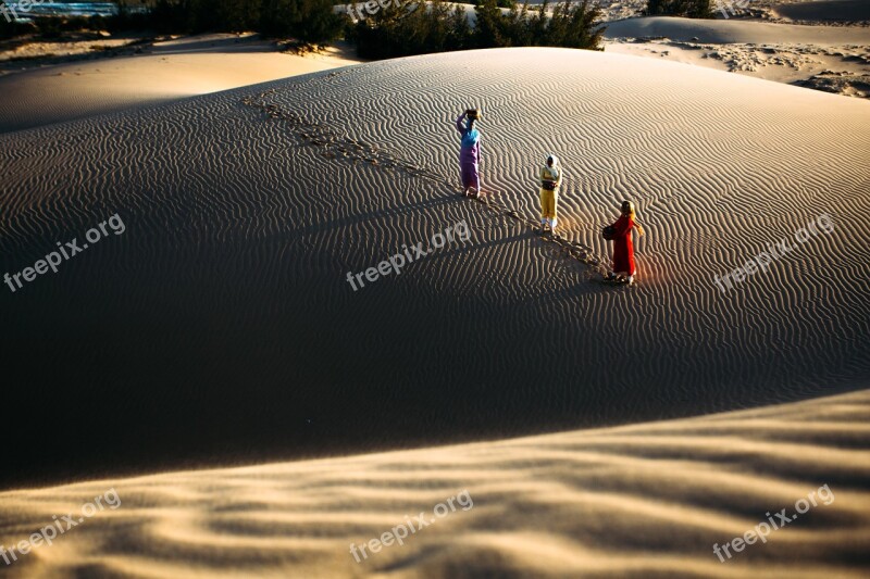 People Landscape Sand Outdoor Walking