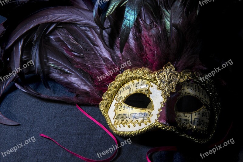 Mask Venice Carnival Object Costume