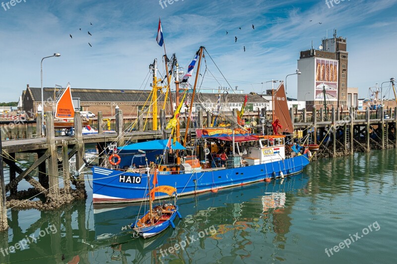 Fishing Vessel Port North Sea Fishing Boat Fishing