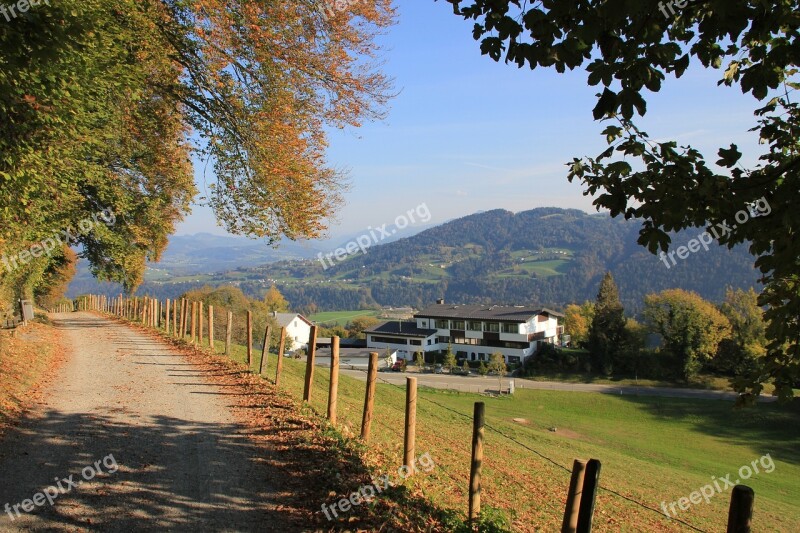 Austria Hiking Autumn Nature Mountains