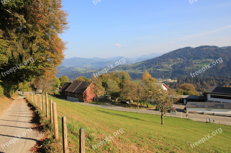 Austria Hiking Autumn Nature Mountains