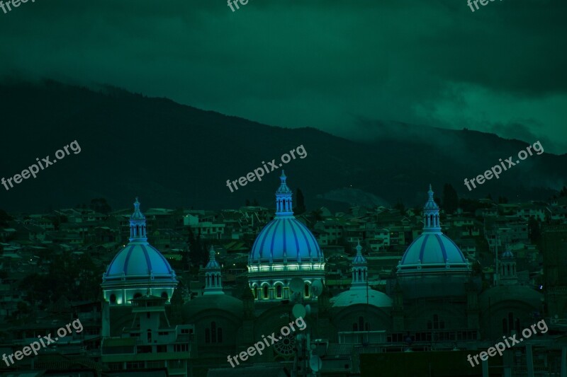 Basin Cathedral Architecture Ecuador Free Photos