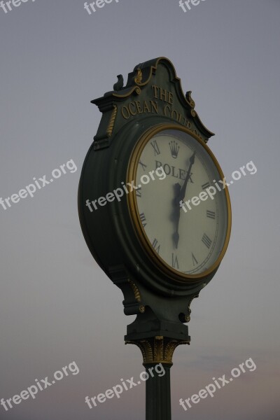 Clock Twilight Time Rolex Ocean Golf Course