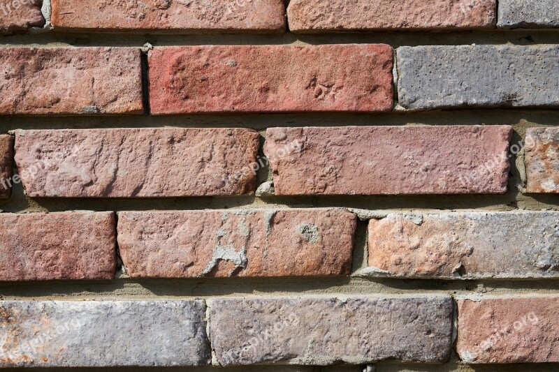 Brick Wall Texture Pattern Red