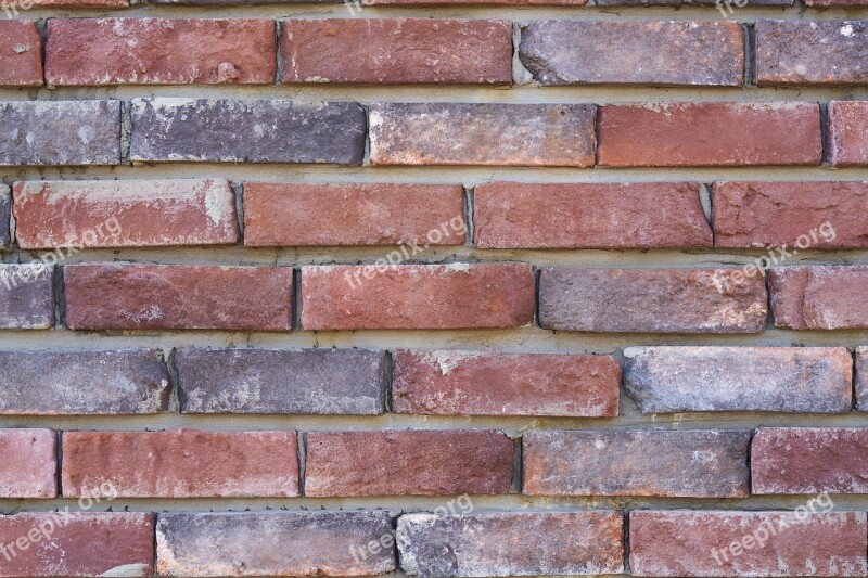 Brick Wall Texture Pattern Red