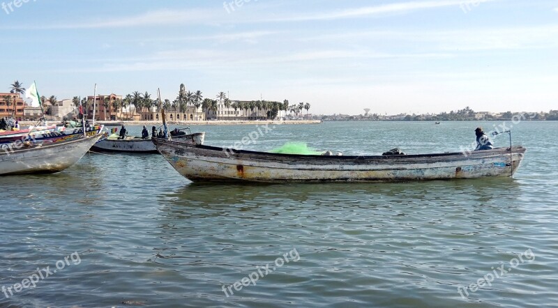 Senegal St-louis River Boat Fishing