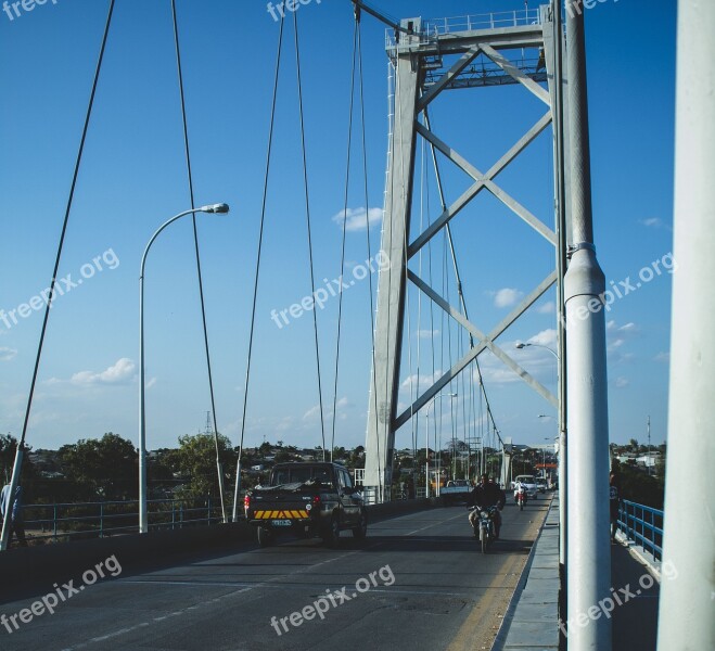 Mozambique Africa Maputo Bridge Traffic