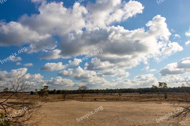 Clouds Vista Drunense Duinen Cloud Heide