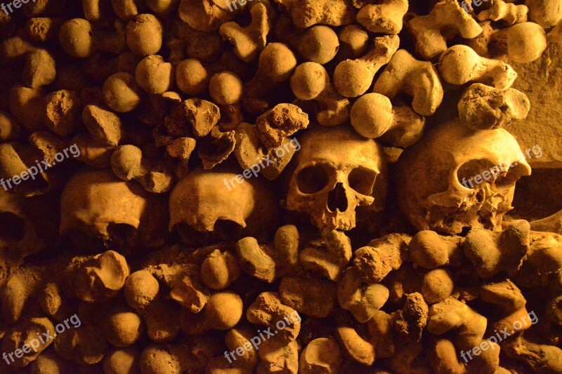 Paris Catacombs Skulls History Tourist Destination