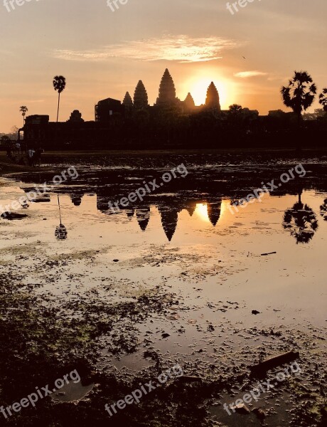 Cambodia Angkor Wat Ruins Temple