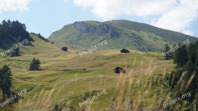 Nature Landscape Alpine Hill Idyllic