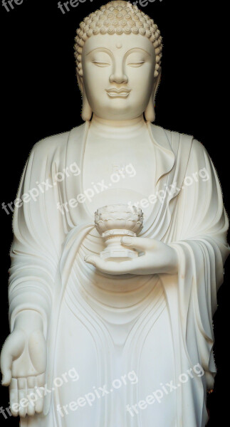 Amituofo Buddha White Buddha Free Photos