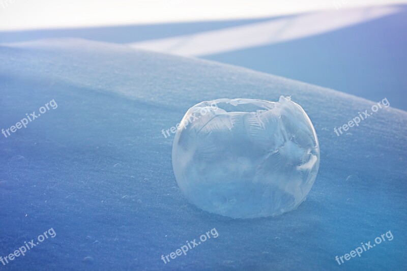 Frozen Bubble Bubble Ice Frosted Frosty