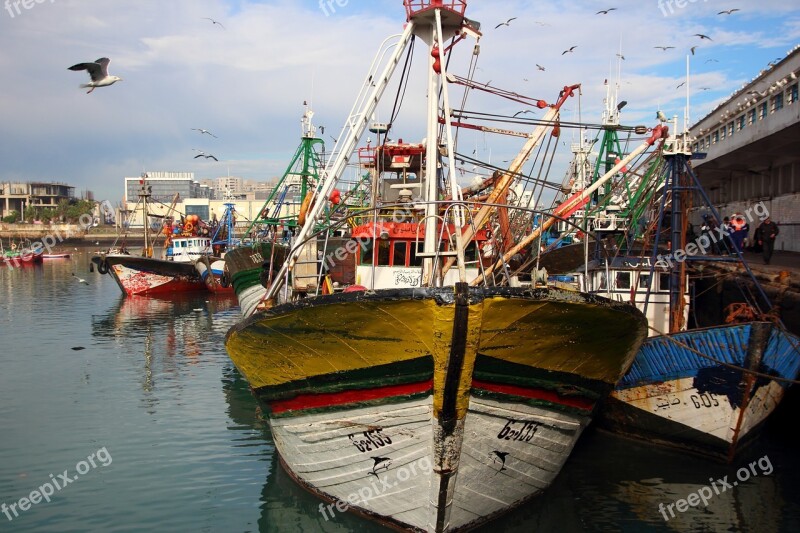 Port Casablanca Boat Free Photos