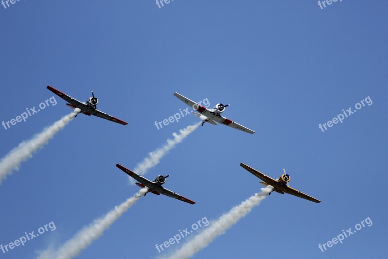 Planes Aerobatics Flight Aviation Airshow