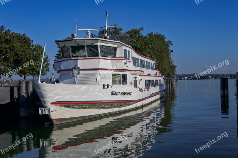 Ship Bregenz Lake Constance Water Port