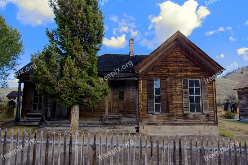 Bannack Roe-graves House Bannack Montana Ghost Town