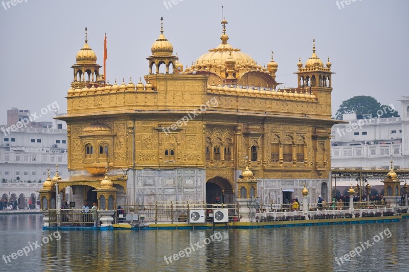 Amritsar Golden Temple Punjab Sikhism Religious