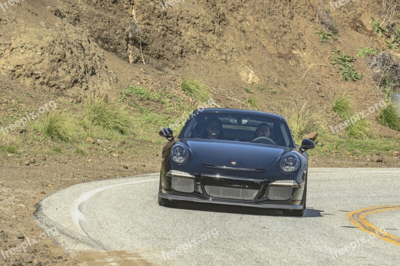 Mulholland Fast Car Sportscar Porsche