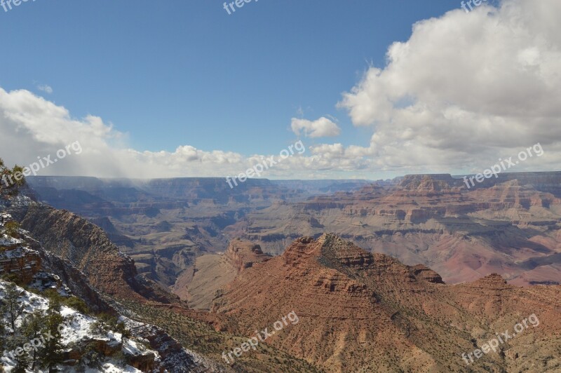 Grand Canyon Canyon Usa Landscape Scenic