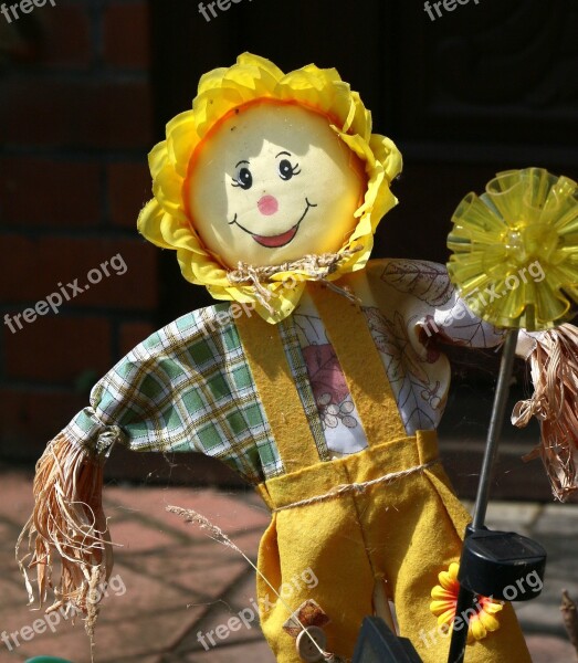 Scarecrow Cabbage Patch Doll Summer Free Photos