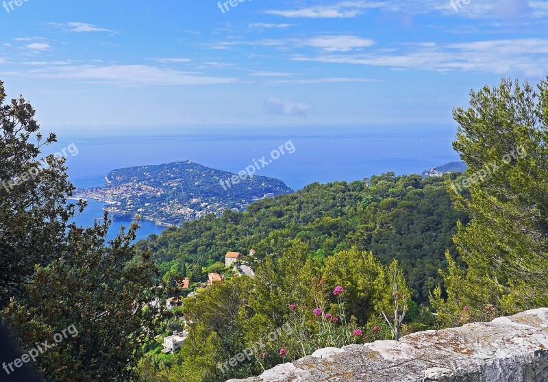 Mediterranean Côte D ' Azur South Of France Coast Maritime Alps