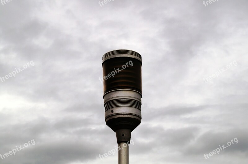 Streetlight Light Cloudy Lamp Sky