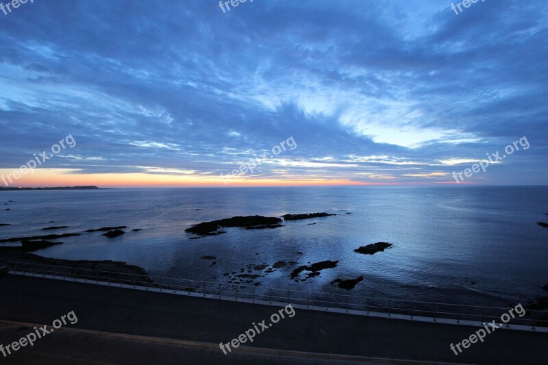 Beach Scotland Banff Sunset Coast