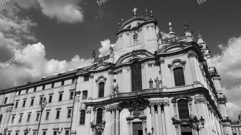 Prague The Church Of St Nicholas European Architecture Czech Republic Historical Monuments