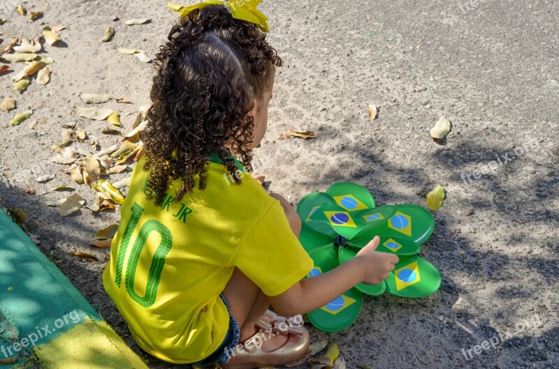 Child Brazil Hexa Copado World Football