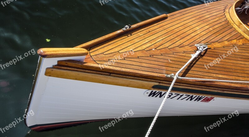 Wooden Boat Wooden Boat Rustic Hand Made