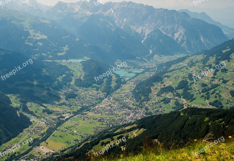 Hochjoch Panorama Schruns Montafon Vorarlberg