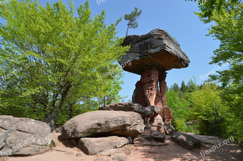 Devil's Table Natural Monument Palatinate Forest Tourism Destination