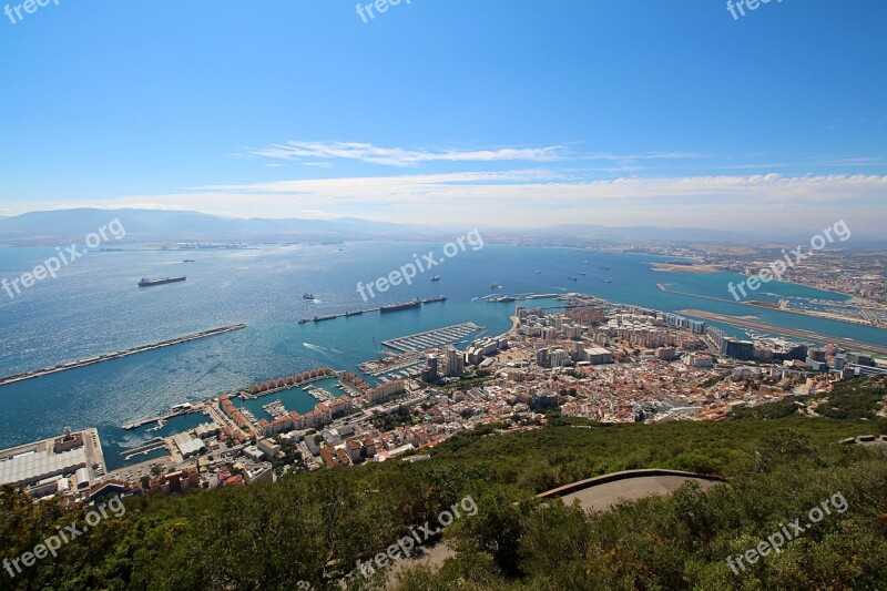 Gibraltar English British Mediterranean Atlantic